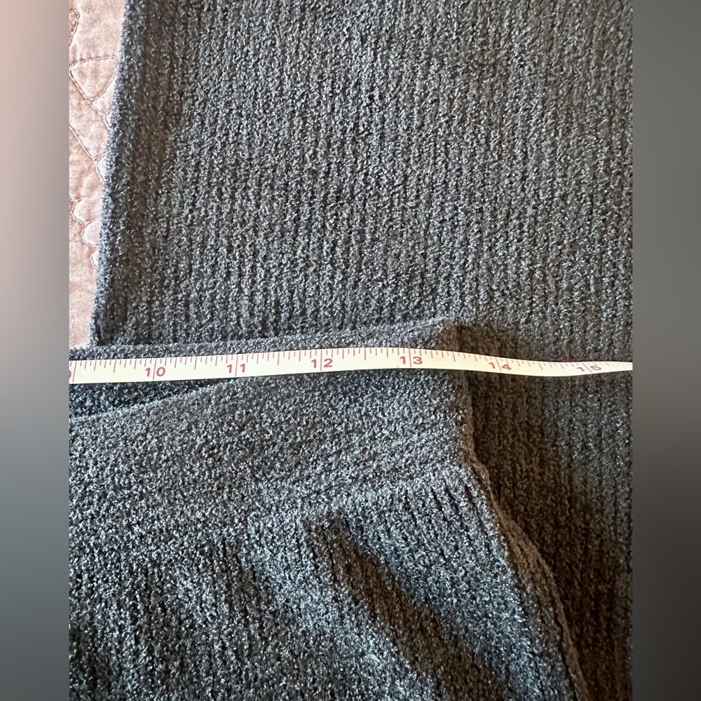 Barefoot Dreams Regular CozyChic Ultra Lite Ribbed Slit Crop Pant - XS - Picture 8 of 15